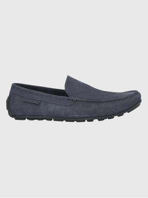 Mocasin Cuero Hombre Blumenau Azul Oscuro