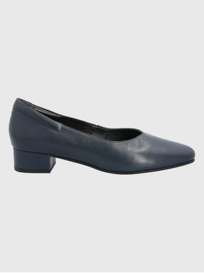 Zapato Cuero Mujer Eleven Azul Oscuro