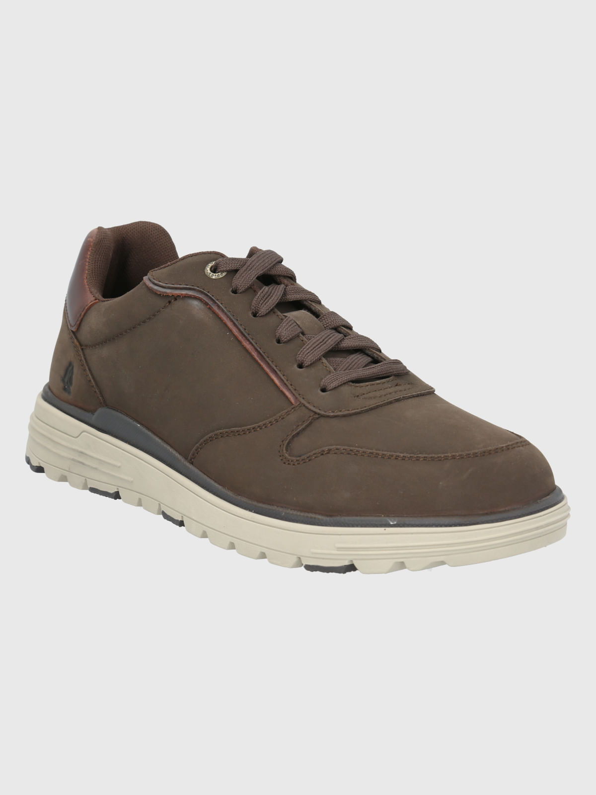 ZAPATILLA CUERO GUALAZ CAFÉ OSCURO