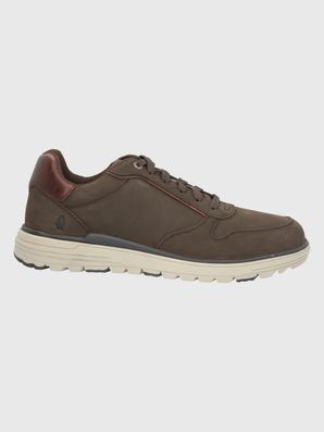 Zapatilla Cuero Hombre Gualaz Café Oscuro