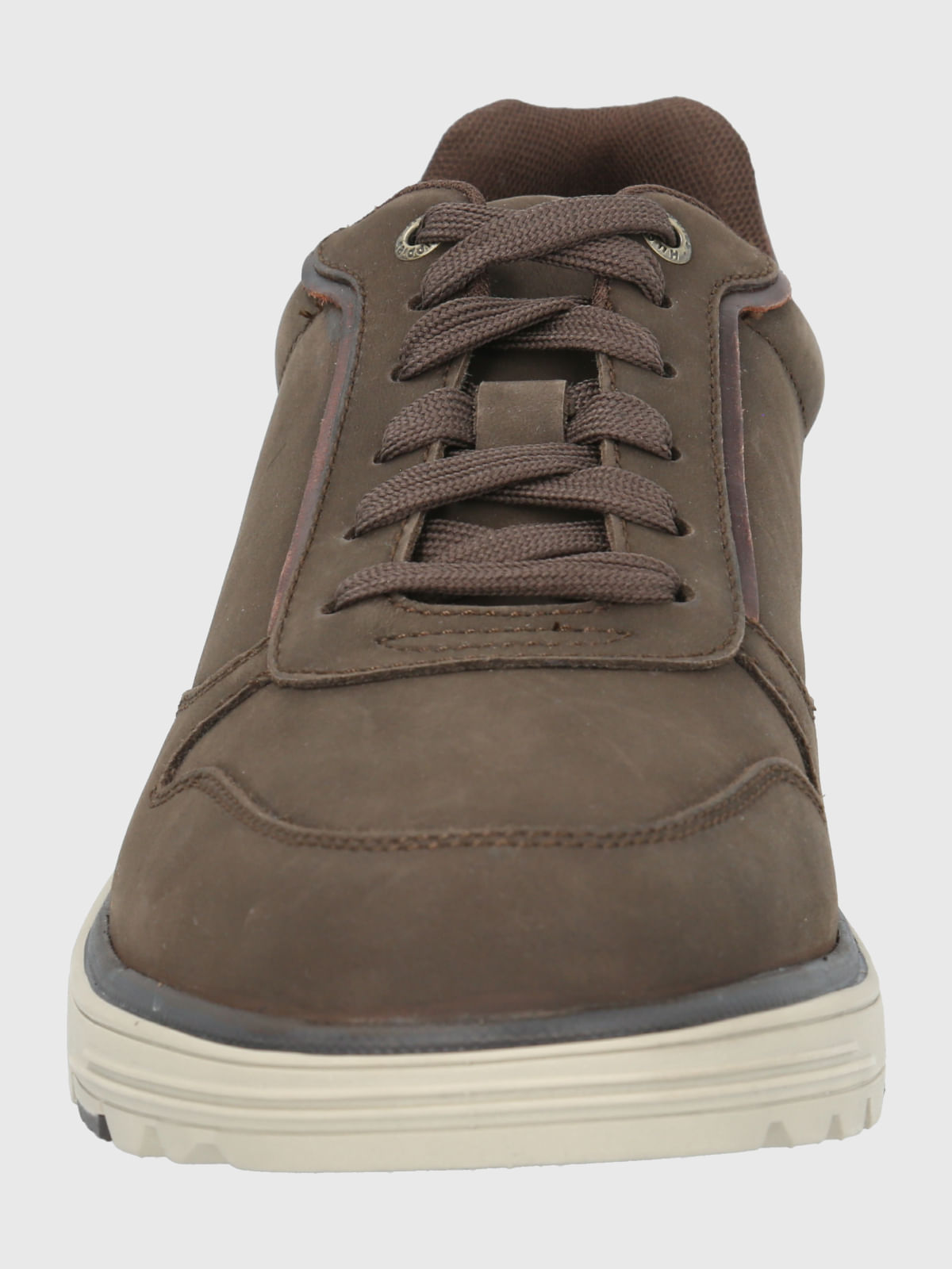 ZAPATILLA CUERO GUALAZ CAFÉ OSCURO