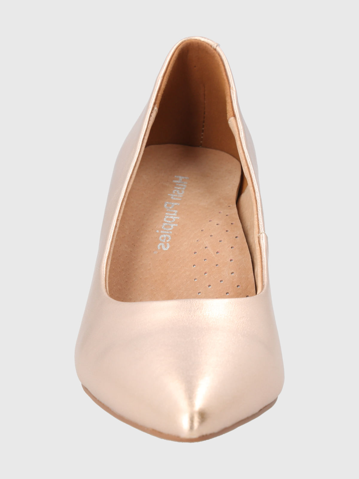 ZAPATO VESTIR CUERO AROSA ROSADO METALIZADO