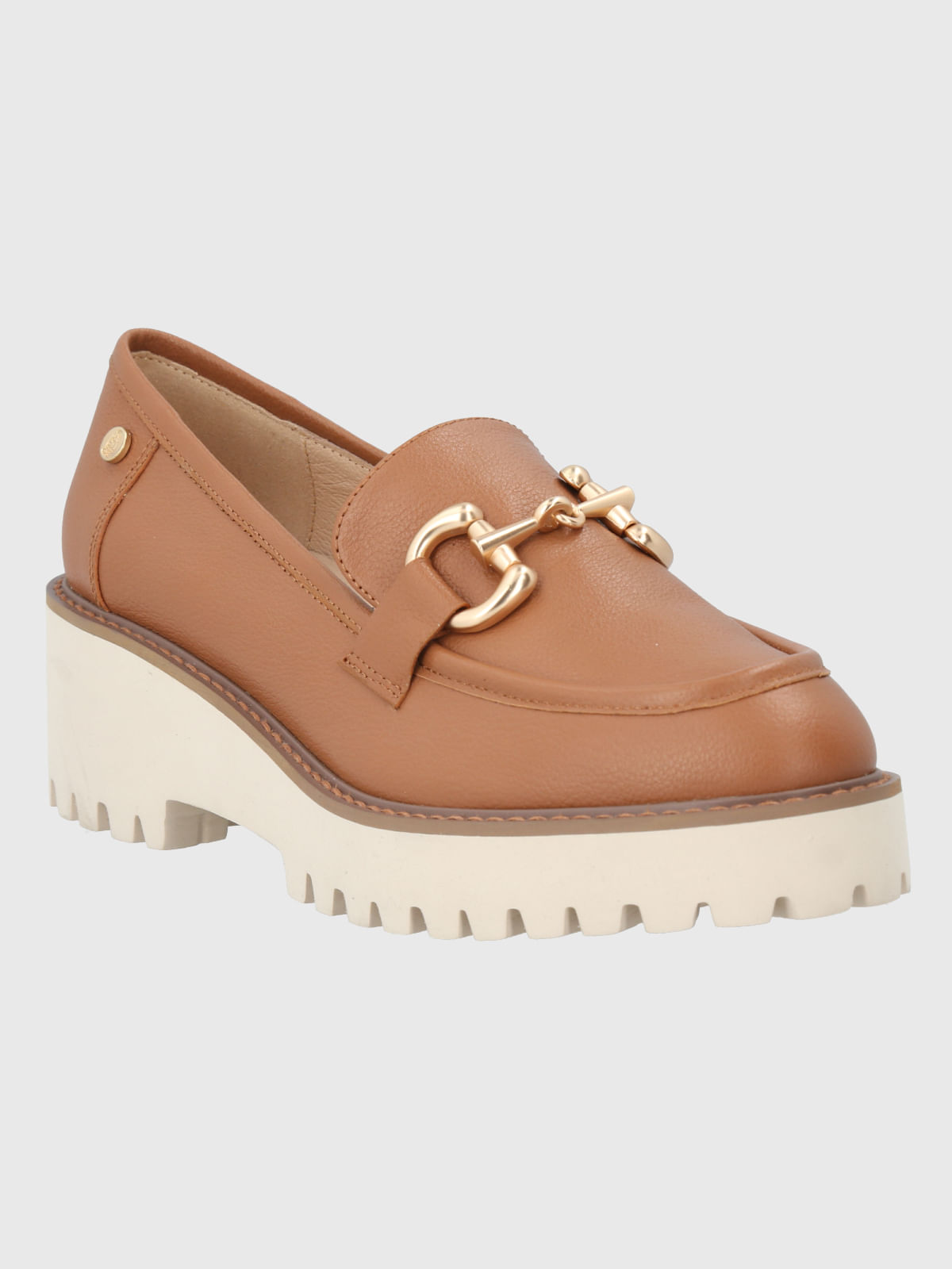 MOCASIN CUERO LANI CAFÉ CLARO