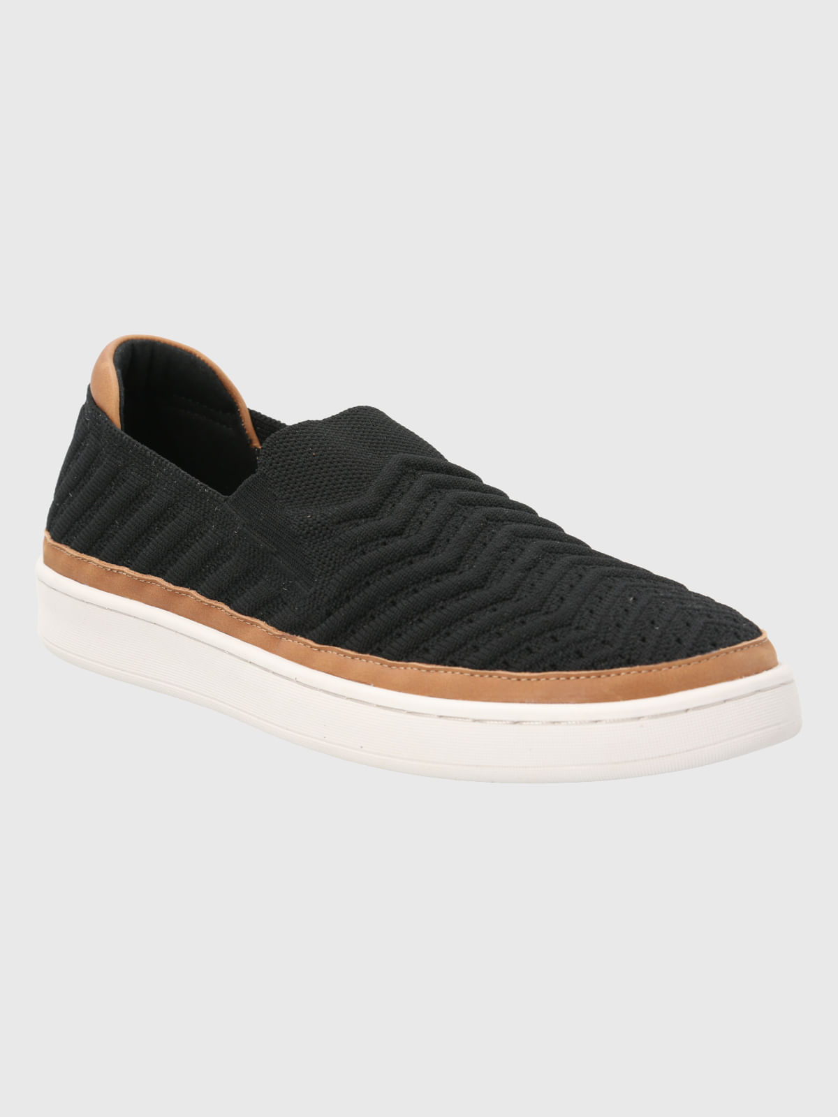 ZAPATILLA KNIT TRENTO NEGRO