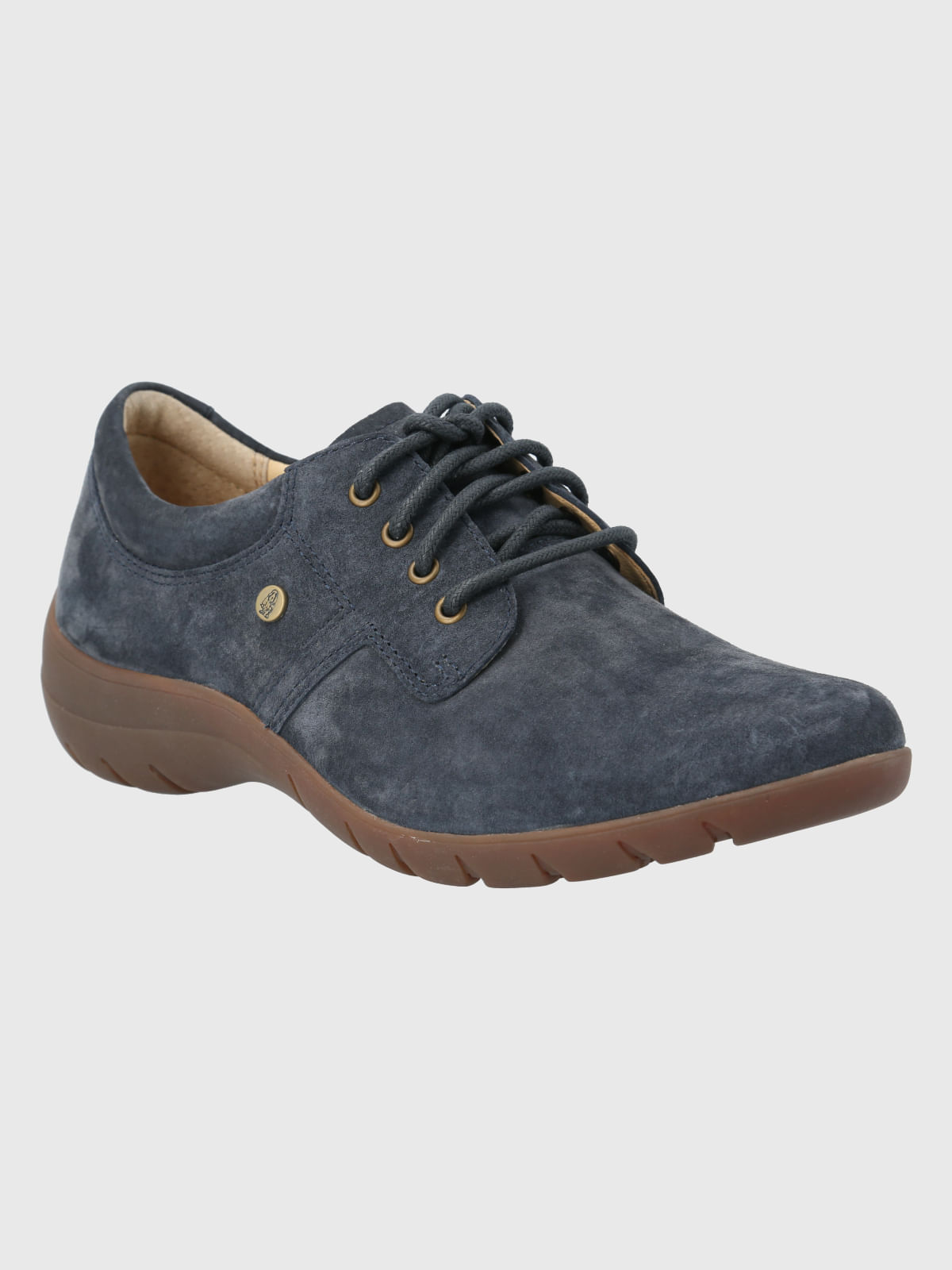 ZAPATO CUERO ROJAM AZUL OSCURO