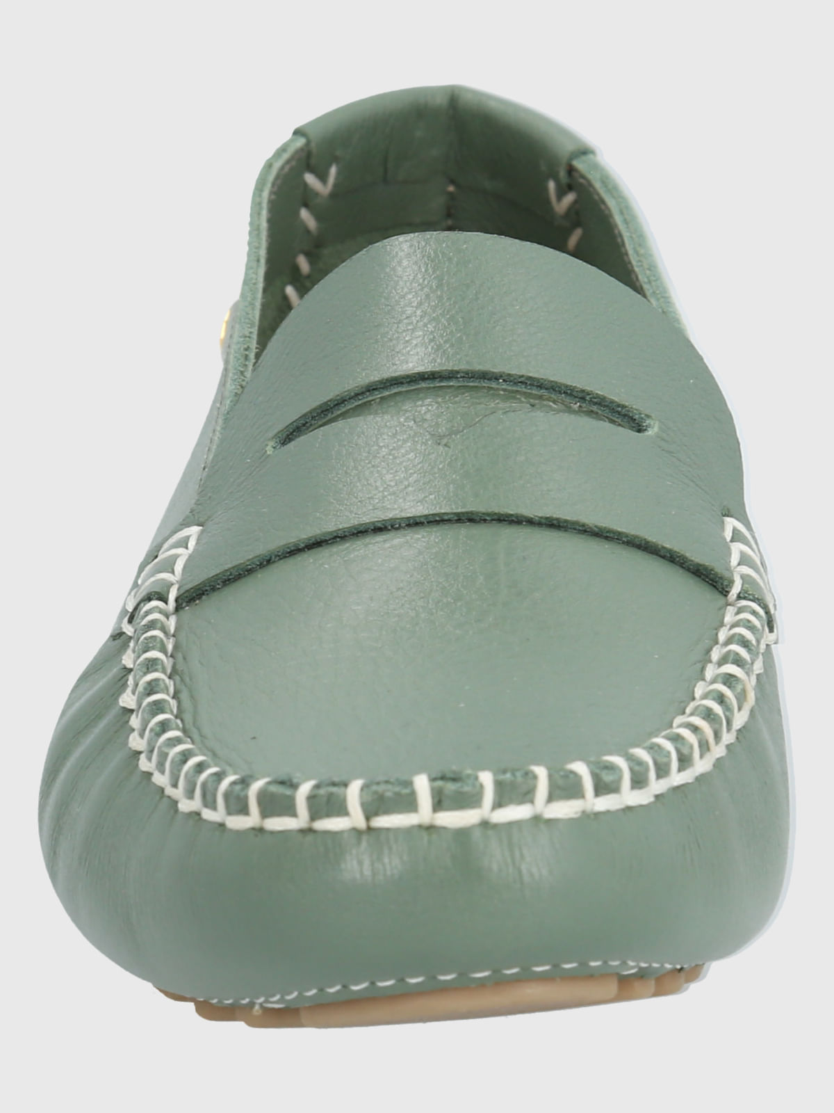 MOCASIN CUERO DOMASO VERDE