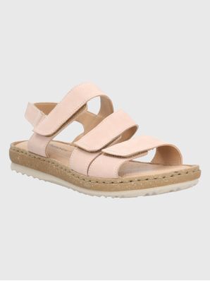 Sandalia Cuero Mujer Apricot Rosada