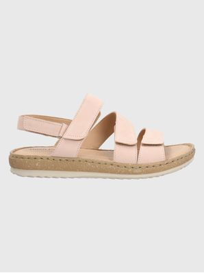 Sandalia Cuero Mujer Apricot Rosada
