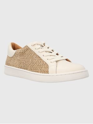 Zapatilla Cuero Mujer Merano Blanco