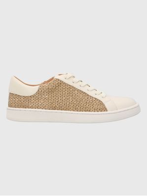 Zapatilla Cuero Mujer Merano Blanco
