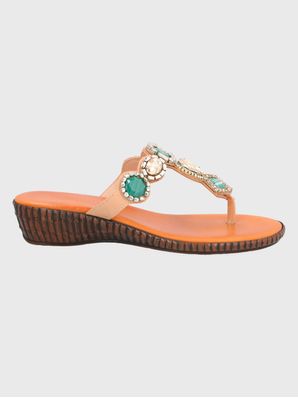 Sandalia Cerutti Mujer Rosetta Beige