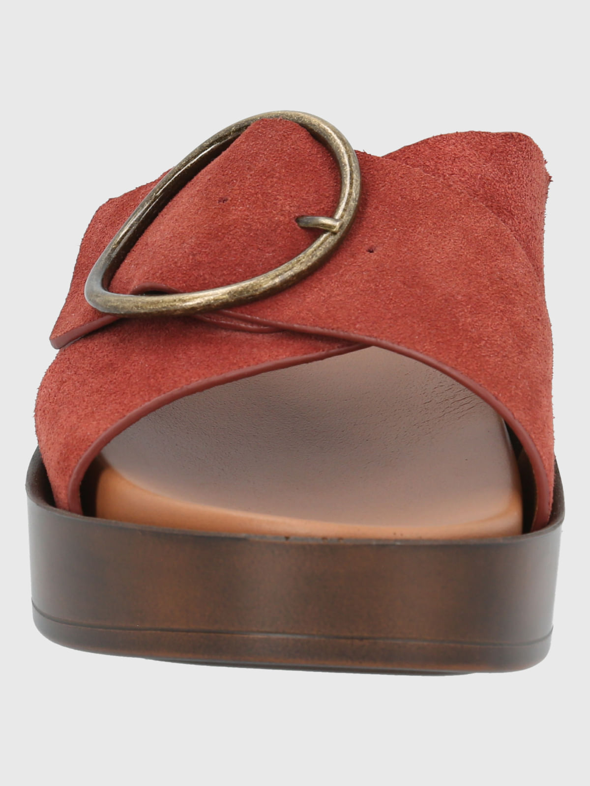 SANDALIA CUERO GISE TERRACOTA