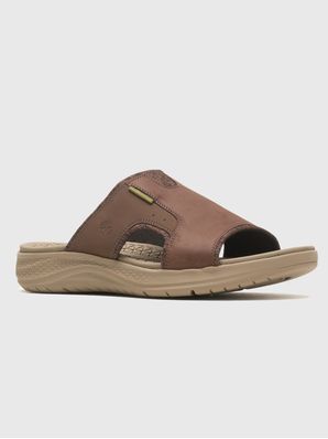 Sandalia Activate Slide Hombre Café Oscuro
