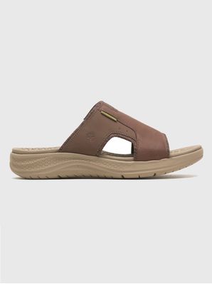 Sandalia Activate Slide Hombre Café Oscuro