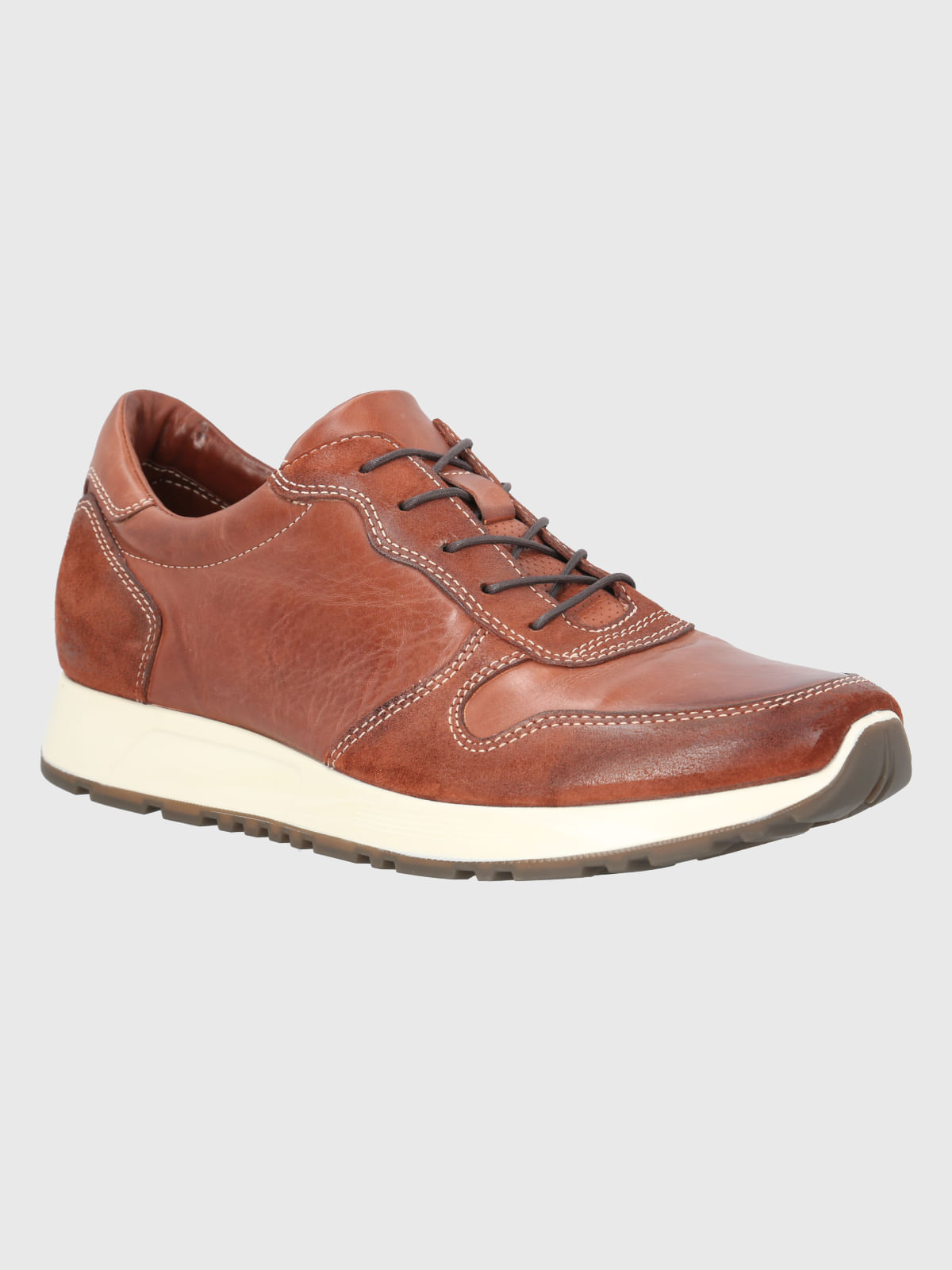 ZAPATILLA CUERO PARAMUS CAFÉ