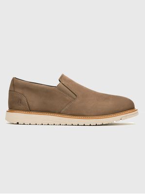 Slip On Cuero Hombre Jenson Slip Café