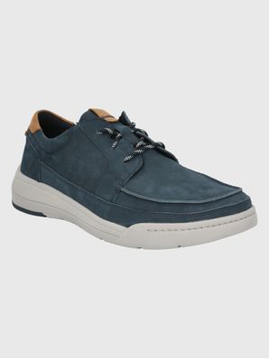 Zapato Cuero Hombre Fontier Azul Oscuro