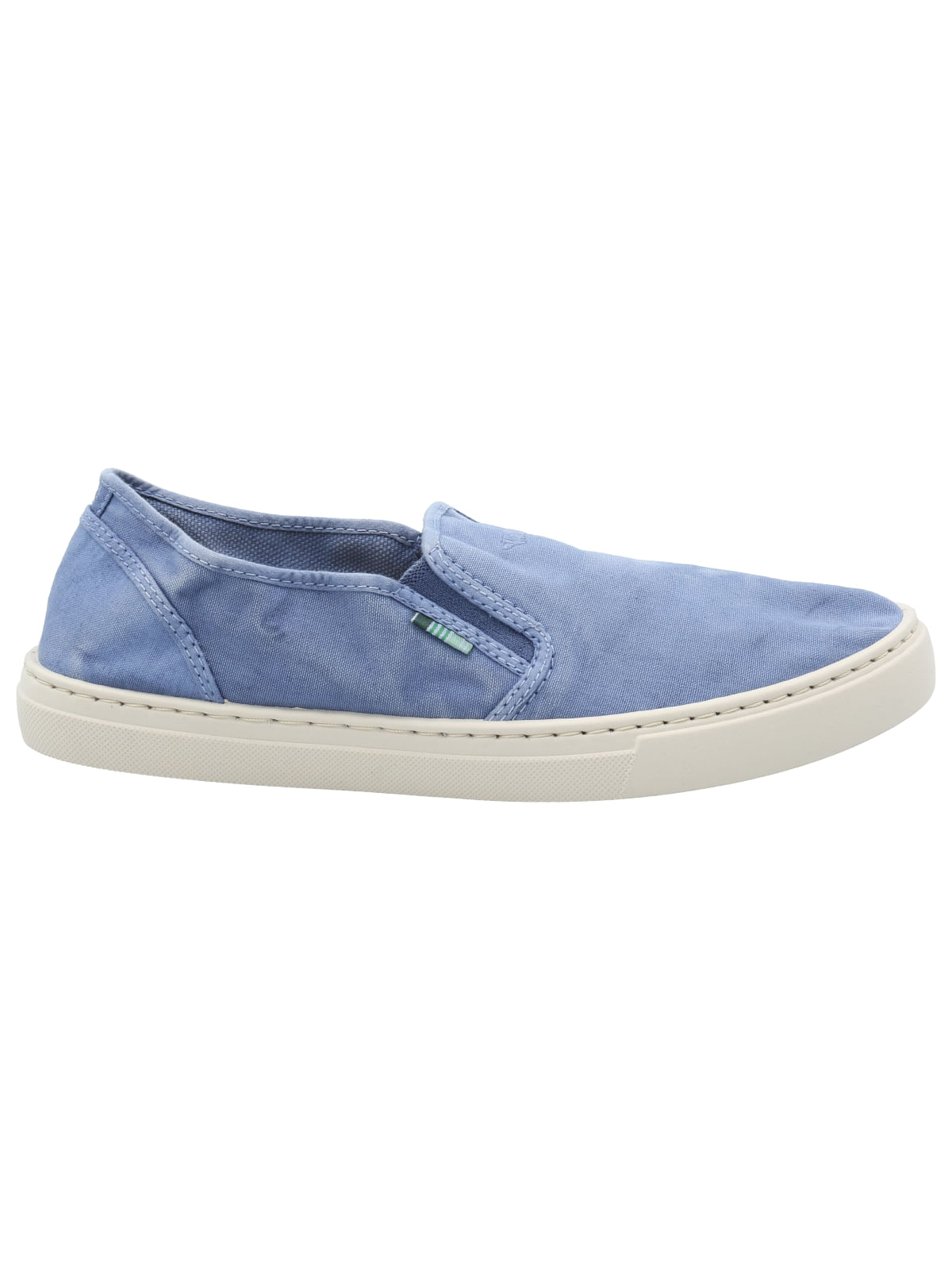 Zapatilla Algodón Orgánico Hombre Kea Celeste Rockford
