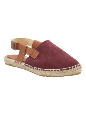 Alpargata Cuero Mujer Calatea Rojo Rockford