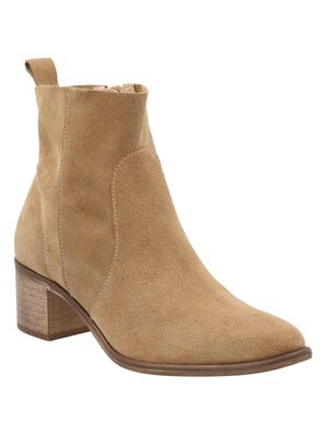 Botín Cuero Mujer Euphonia Beige Rockford