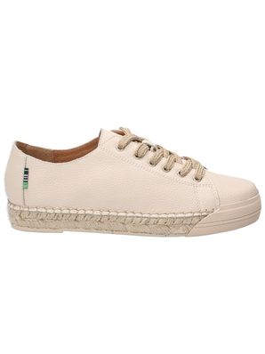 Zapatilla Cuero Mujer Fontaine Beige Rockford