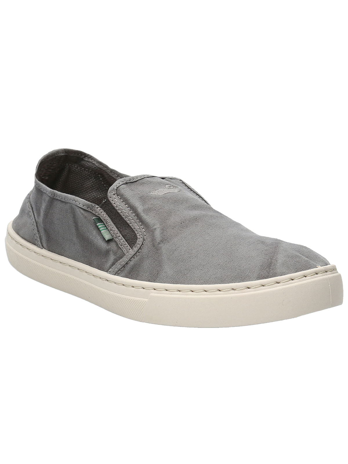 Zapatilla Algodón Orgánico Hombre Kea Gris Oscuro Rockford