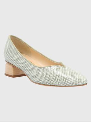 Zapato Brunate Cuero Mujer Corinna Verde Claro