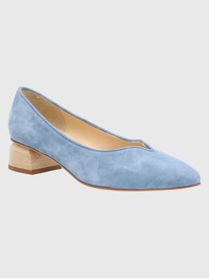 Zapato Brunate Cuero Mujer Corinna Celeste