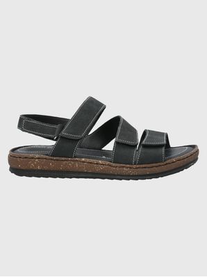 Sandalia Cuero Mujer Apricot Negro