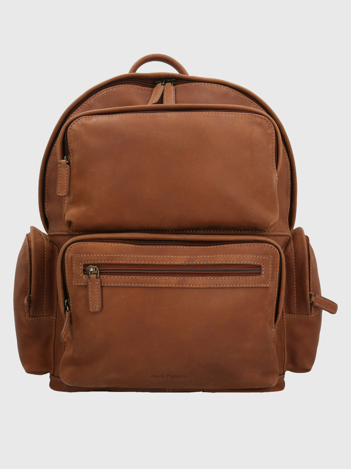 Mochila Cuero Hombre Th Richmond Back Café Hush Puppies