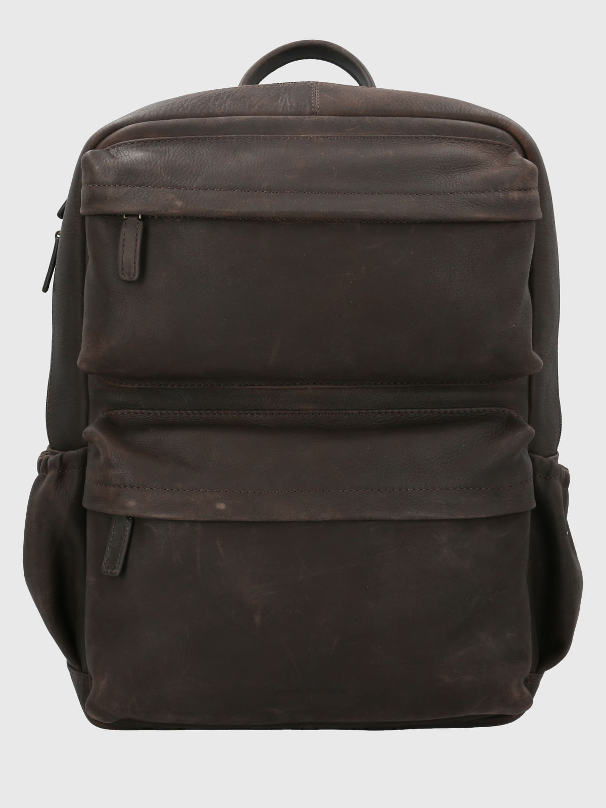 Mochila Cuero Hombre Th Rhondda Back Café Hush Puppies