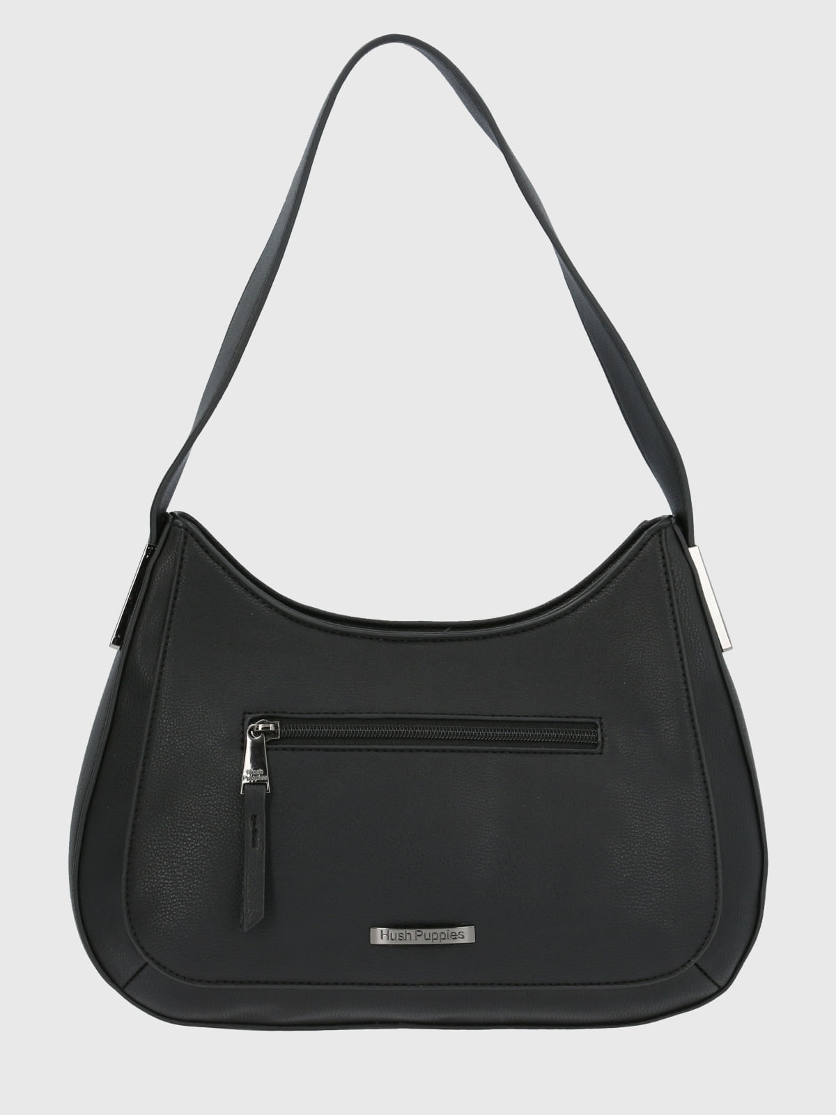 Cartera Ecocuero Mujer Dogher Hobo Negro Hush Puppies
