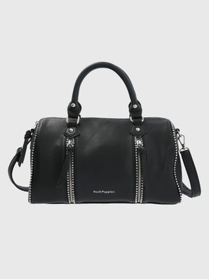 Cartera Ecocuero Mujer Sadler Bag Negro Hush Puppies