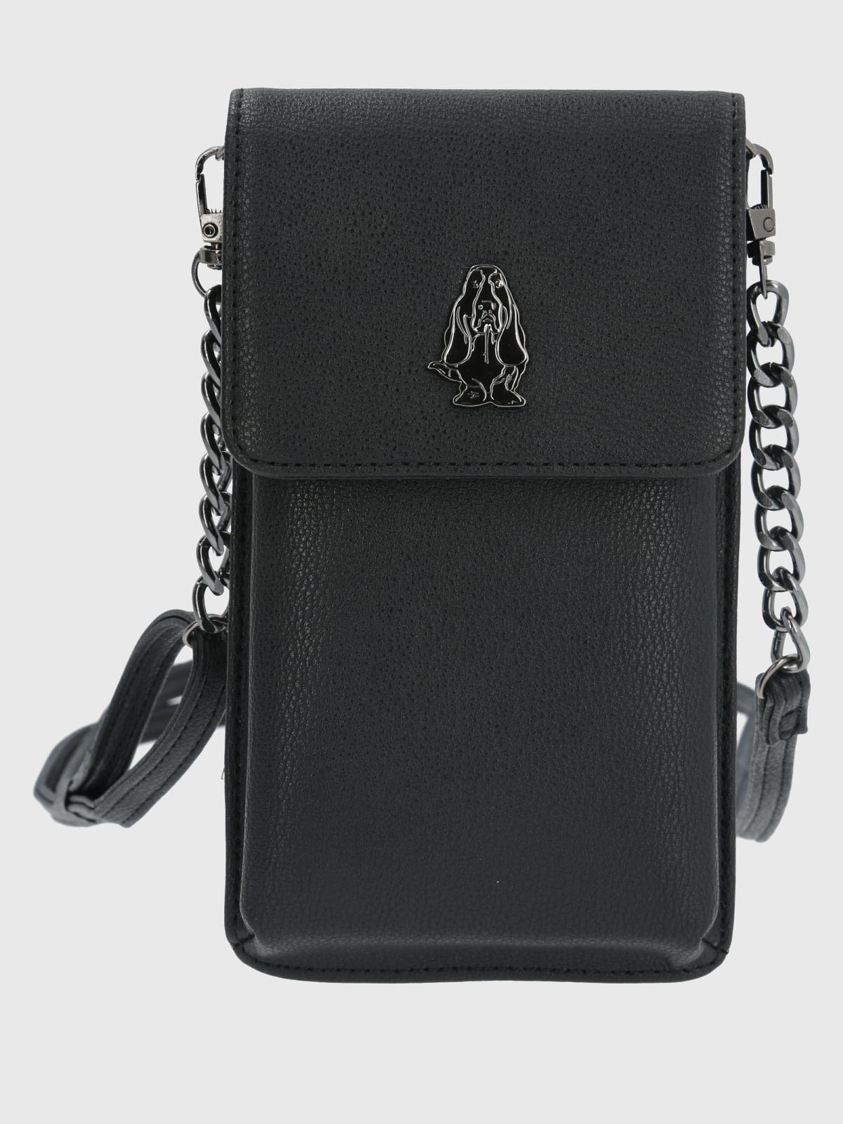 Cartera Ecocuero Mujer Doggett Cross Negro Hush Puppies