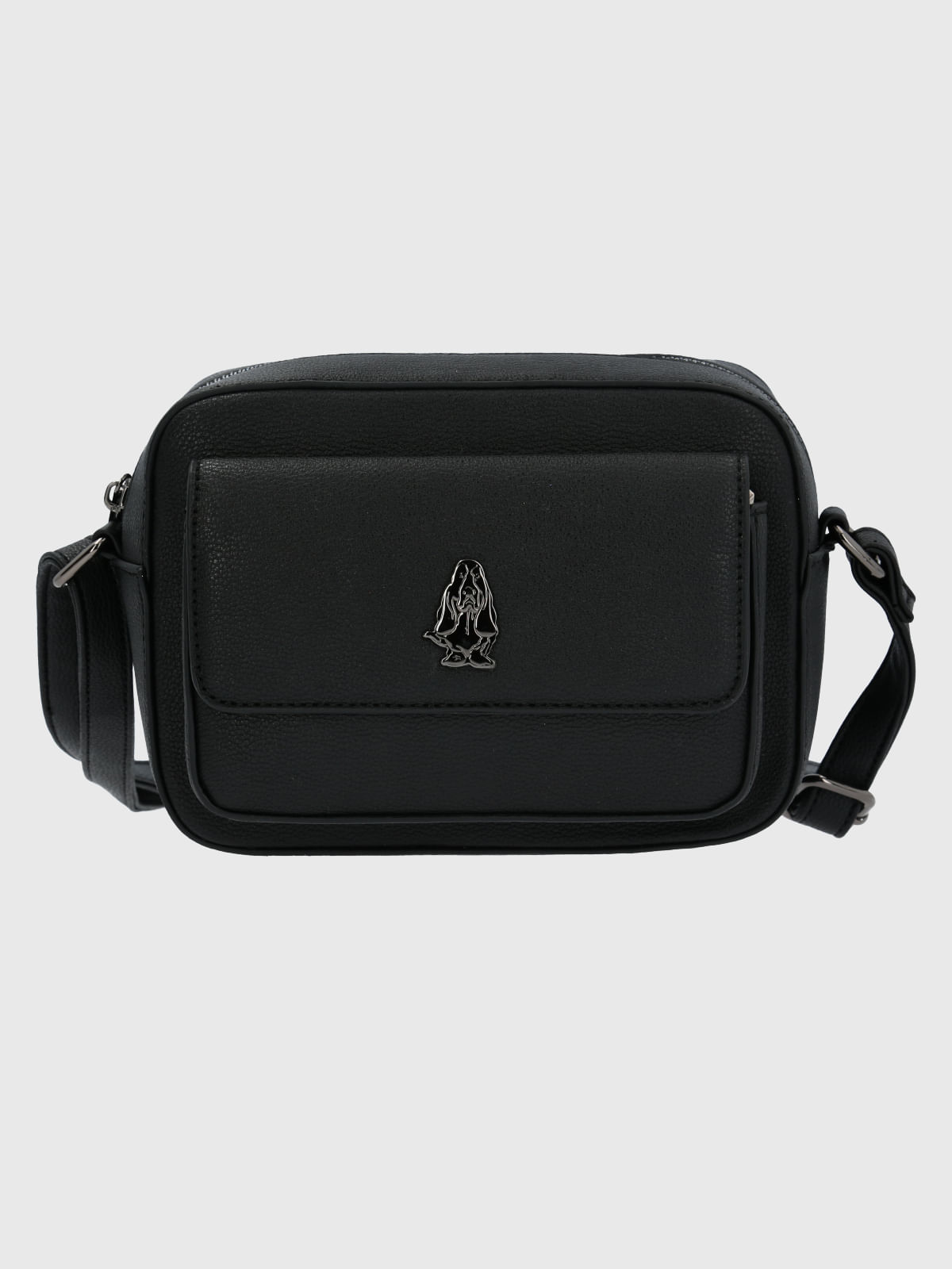 Cartera Ecocuero Mujer Dogan Cross Negro Hush Puppies