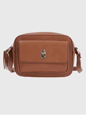 Cartera Ecocuero Mujer Dogan Cross Café Hush Puppies