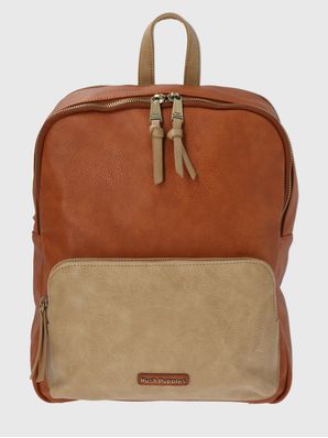 Mochila Ecocuero Mujer Cooper Back Café Hush Puppies