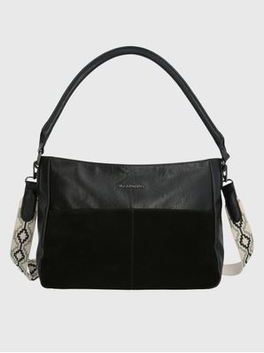 Cartera Ecocuero Mujer Laddler Bag Negro Hush Puppies