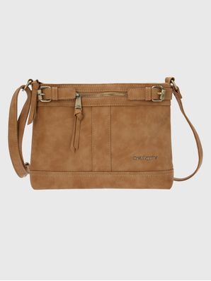 Cartera Ecocuero Mujer Dunn Cross Café Hush Puppies