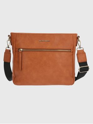 Cartera Ecocuero Mujer Clark Cross Café Hush Puppies