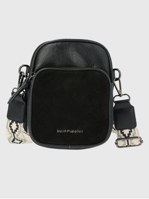 Cartera Ecocuero Mujer Leggett Cross Negro Hush Puppies
