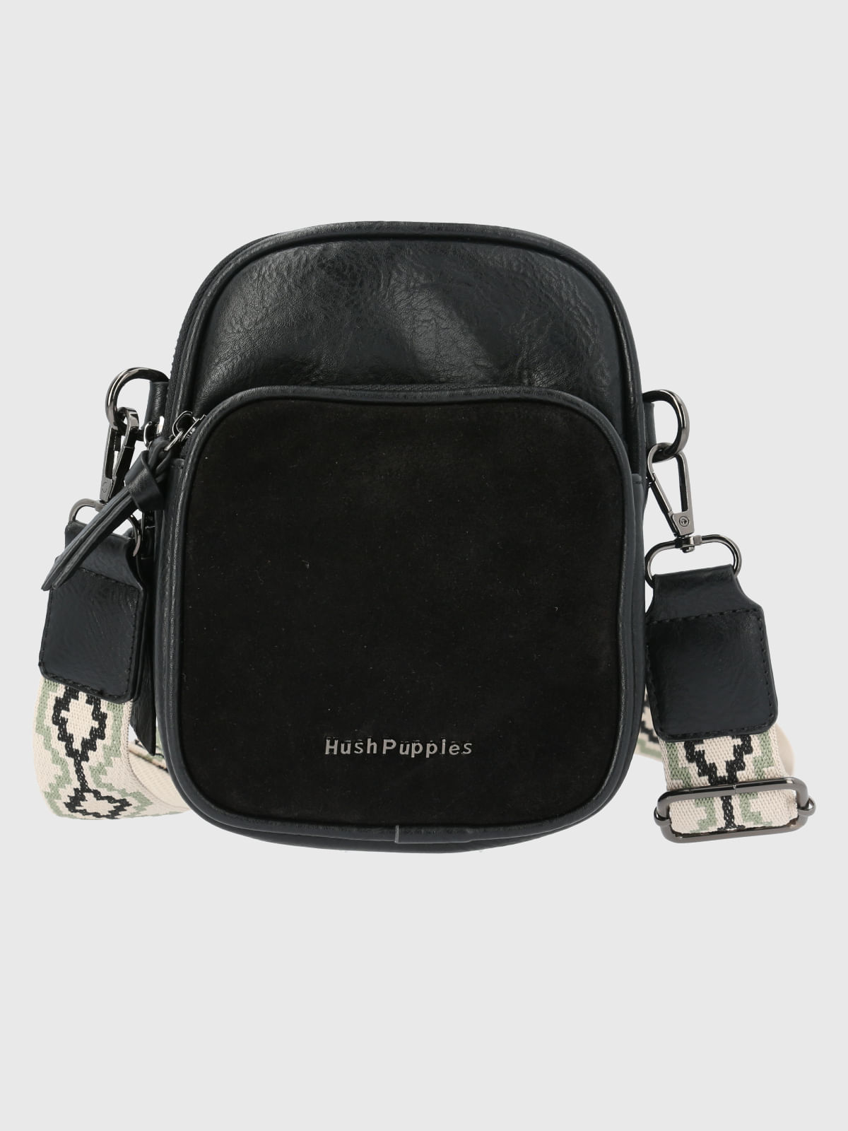 Cartera Ecocuero Mujer Leggett Cross Negro Hush Puppies