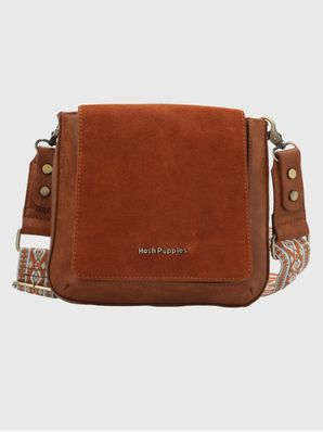 Cartera Ecocuero Mujer Lynn Cross Café Hush Puppies