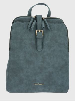 Mochila Ecocuero Mujer Dwight Back Azul Hush Puppies