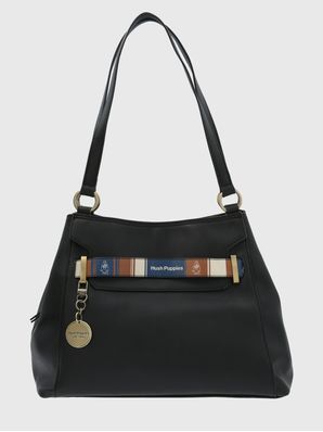 Cartera Ecocuero Mujer Herring Bag Negro Hush Puppies