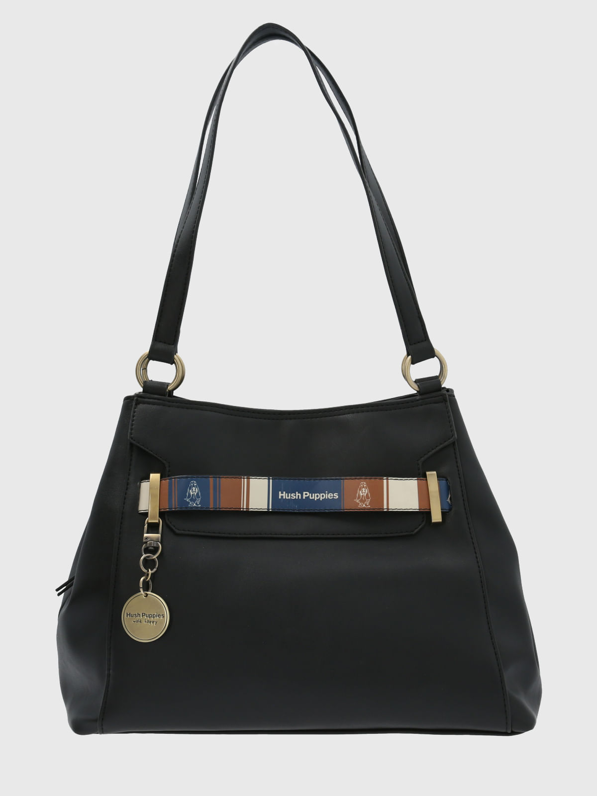 Cartera Ecocuero Mujer Herring Bag Negro Hush Puppies