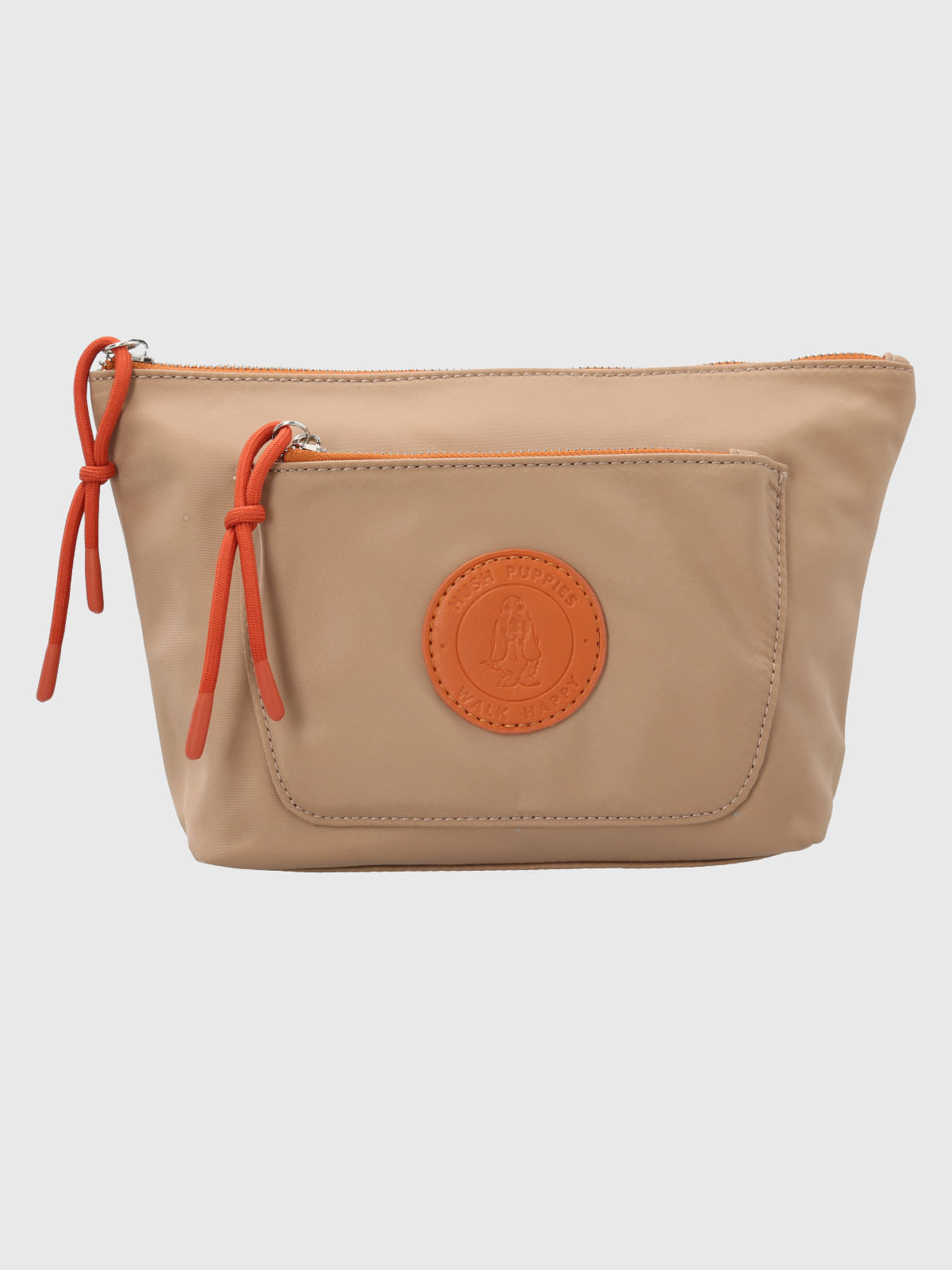 Estuche Ecocuero Mujer Russell Case Beige Hush Puppies