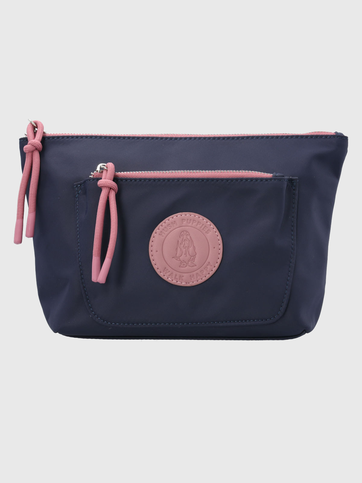 Estuche Ecocuero Mujer Russell Case Azul Hush Puppies