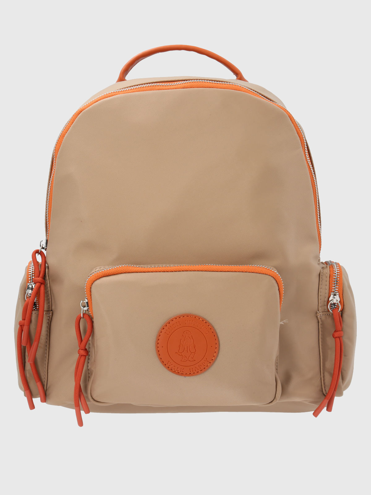 Mochila Ecocuero Mujer Randall Back Beige Hush Puppies
