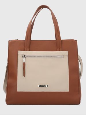 Cartera Ecocuero Mujer Barker Tote Café Hush Puppies